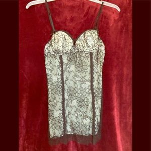 Vintage, Victoria Secrets lingerie - black lace.